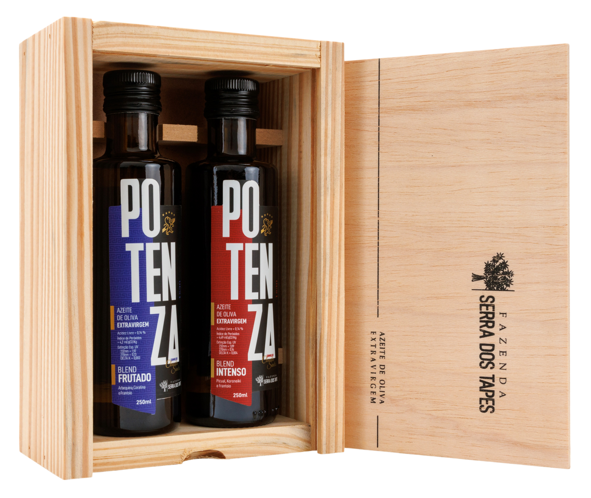 Kit Potenza Frutado & Intenso (Caixa de Pinus)